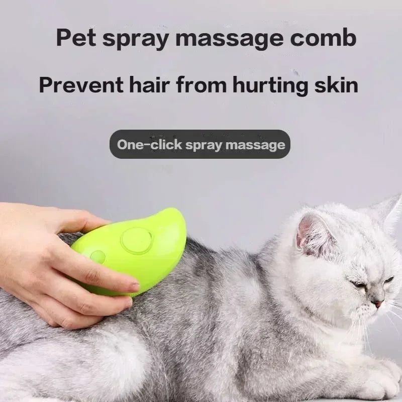 Escova de massagem e tirar pelos de cachorro e gato