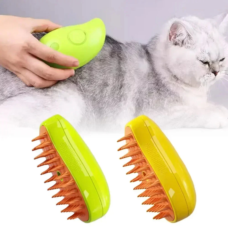 Escova de massagem e tirar pelos de cachorro e gato