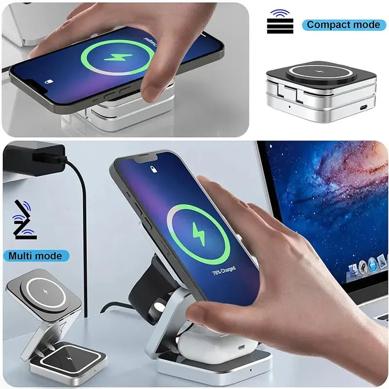 Carregador portátil Wireless de iPhone 15 14 13 12 Pro Max